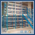 Muli-layer cargo storage mezzanine racking